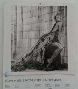 I feel most timeless in November, the month after my birthday, when it seems as though I'll never have another...