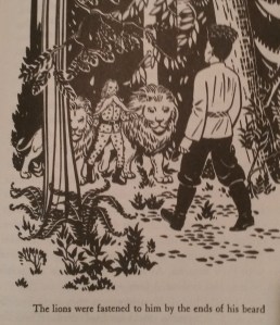 If only you could see the secret offensives cerebral folk like Hipster Gregory bring with them to conferences. All illustrations are by Janice Holland for Andrew Lang's 'Yellow Fairy Book' of 1949. This particular copy once belonged to the borough of Hackney, but now it's mine. 